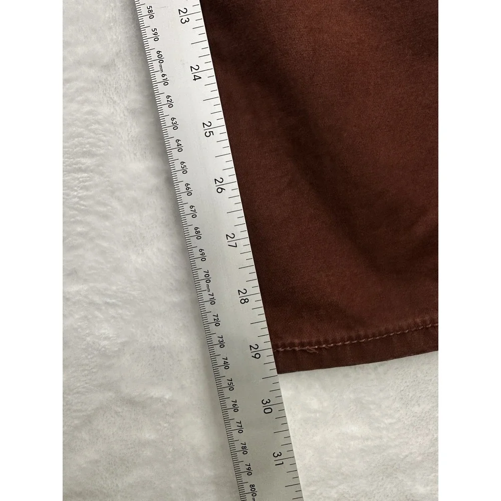 Levis 511 Jeans Mens 31x30 Orange Brown Slim Tapered Stretch Denim Cotton Blend